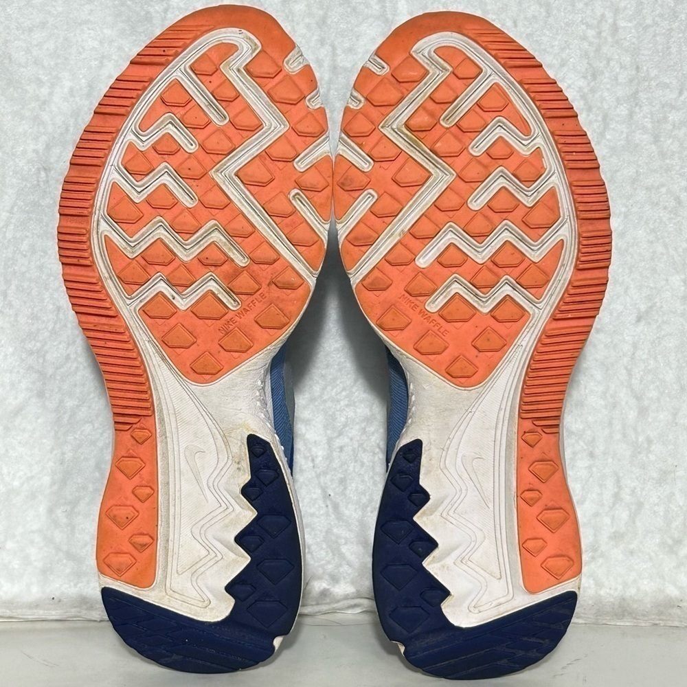 Nike Womens Zoom Winflo Blue/Silver Knit Running Athletic Sneakers Shoes SZ 7 - Picture 8 of 11